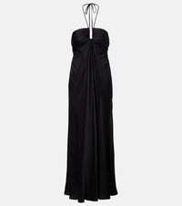 Poupette St Barth Halterneck maxi dress