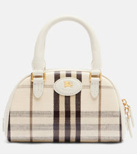 Burberry Highlands Small canvas top-handle bag