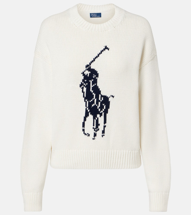 Polo Ralph Lauren Big Pony intarsia cotton sweater
