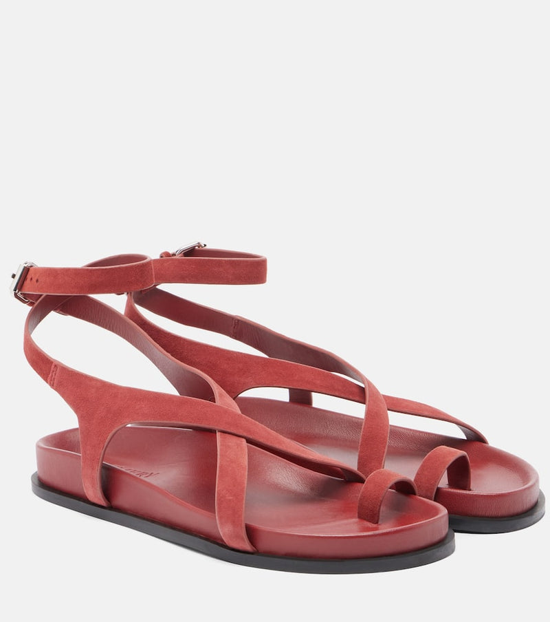 A. Emery Jalen Slim suede sandals