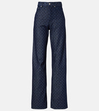 Dries Van Noten Floral wide-leg jeans
