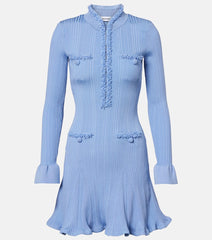 Self-Portrait Ruffled minidress