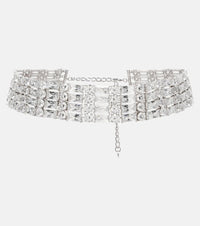 Self-Portrait Crystal-embellished choker
