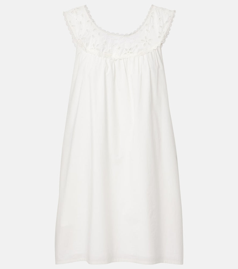 Posse Salma embroidered cotton minidress