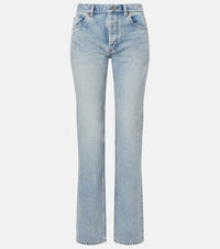 Saint Laurent High-rise straight jeans