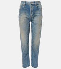 Saint Laurent '90s cropped slim jeans