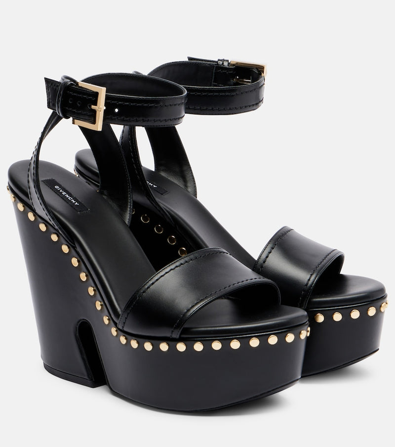 Givenchy Embellished platform leathers sandals