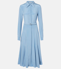 Emilia Wickstead Riko belted silk midi dress