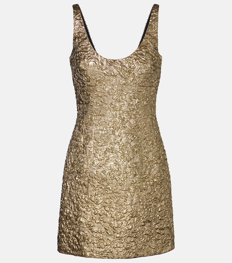 Emilia Wickstead Einna floral jacquard minidress