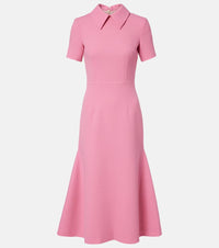 Emilia Wickstead Eman wool crepe midi dress