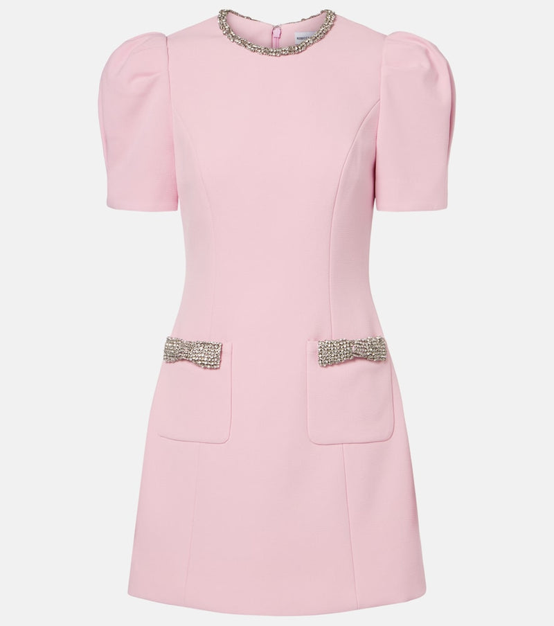 Rebecca Vallance Nemy embellished crepe minidress