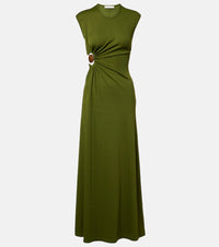 Christopher Esber Mineral Stone jersey maxi dress