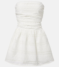 Faithfull Roja broderie anglaise minidress