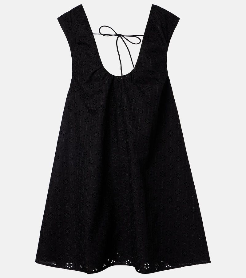 Faithfull Juana broderie anglaise minidress