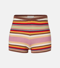 Faithfull Playa striped shorts