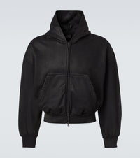 Balenciaga Cotton jersey zip-up hoodie
