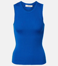 Chloe Ribbed-knit wool tank top