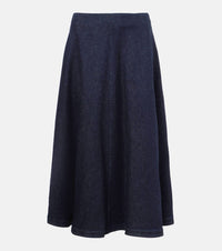 Altuzarra Varda denim midi skirt