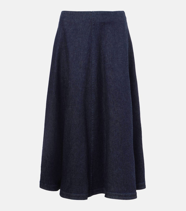 Altuzarra Varda denim midi skirt