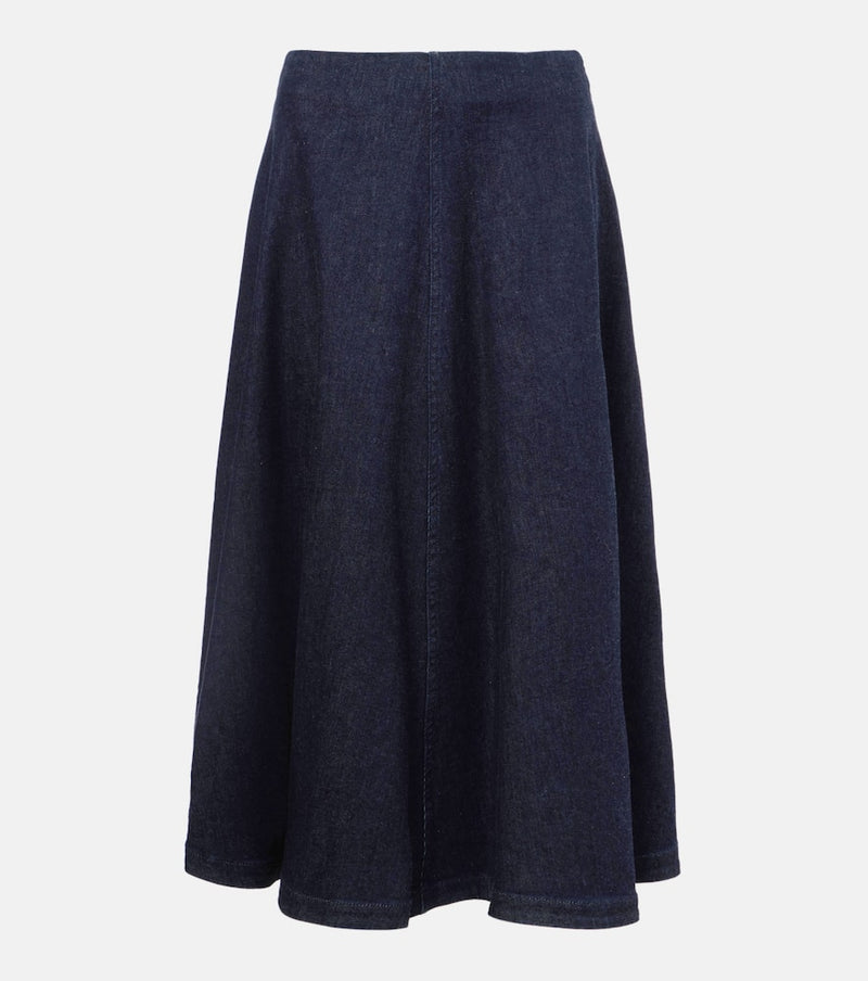 Altuzarra Varda denim midi skirt