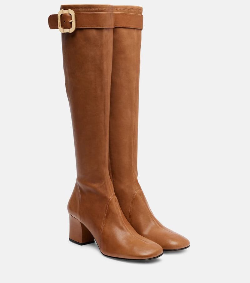 Miu Miu Leather knee-high boots