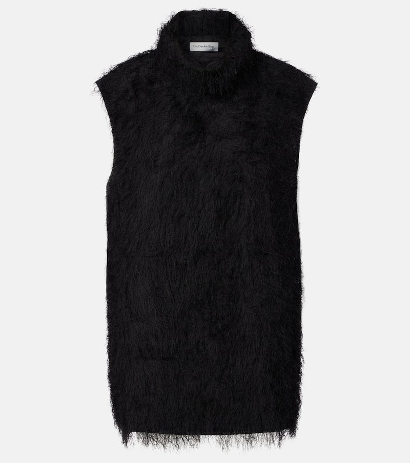 The Frankie Shop Lancy fringed minidress