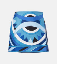 Pucci Printed silk miniskirt