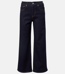 AG Jeans Saige cropped wide-leg jeans