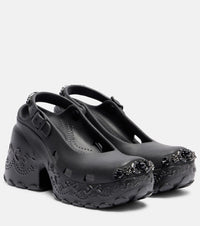 Simone Rocha x Crocs embellished platform pumps