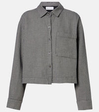 Velvet Adeline houndstooth cotton shirt