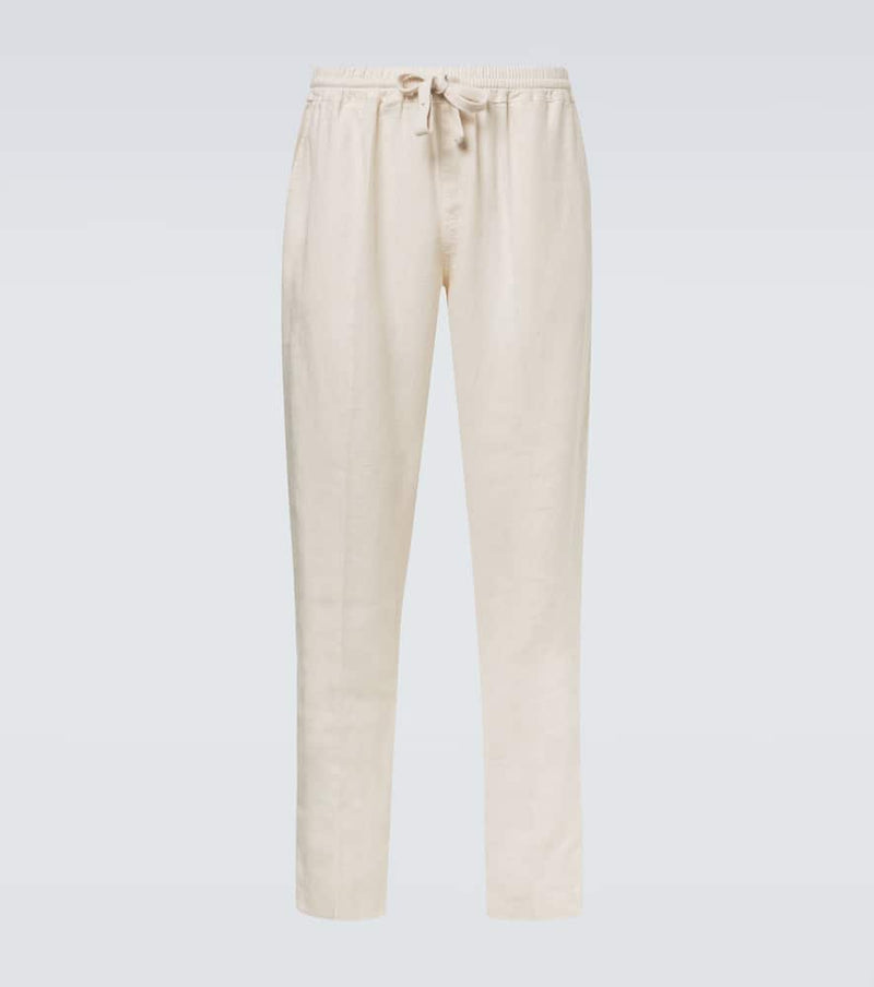 Fedeli Bonifacio linen tapered pants