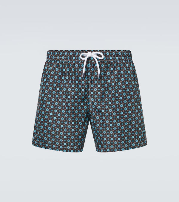 Fedeli Madeira printed swim trunks