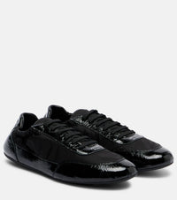 Prada Collapse Re-Nylon and leather sneakers