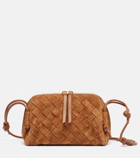 Bottega Veneta Concert Mini suede crossbody bag