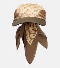 Gucci GG silk twill baseball cap