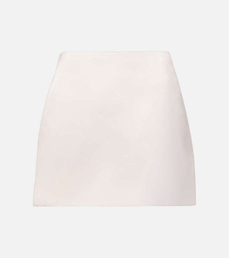 Lisa Yang Silk satin miniskirt