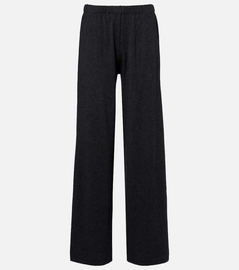 Lisa Yang Aina cotton and cashmere wide-leg pants