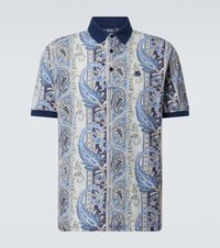 Etro Paisley cotton polo shirt