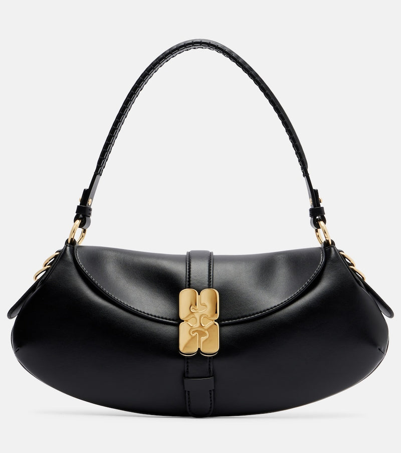 Ganni B-Kat shoulder bag in Black