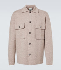 Allude Wool and cashmere overshirt