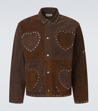 Bode Studded suede jacket