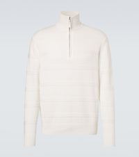Allude Cotton and cashmere turtleneck sweater
