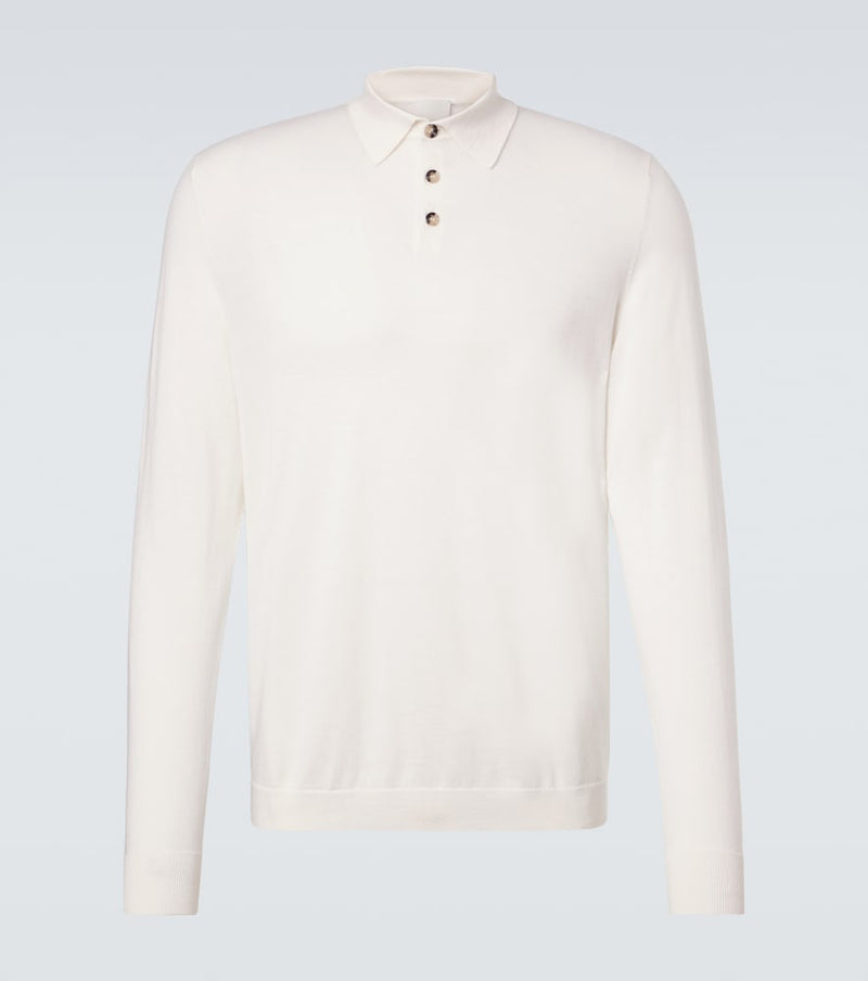 Allude Virgin wool polo sweater