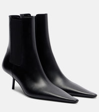Saint Laurent Victoire 55 leather ankle boots