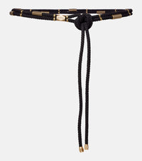 Isabel Marant Sayka embellished braided belt