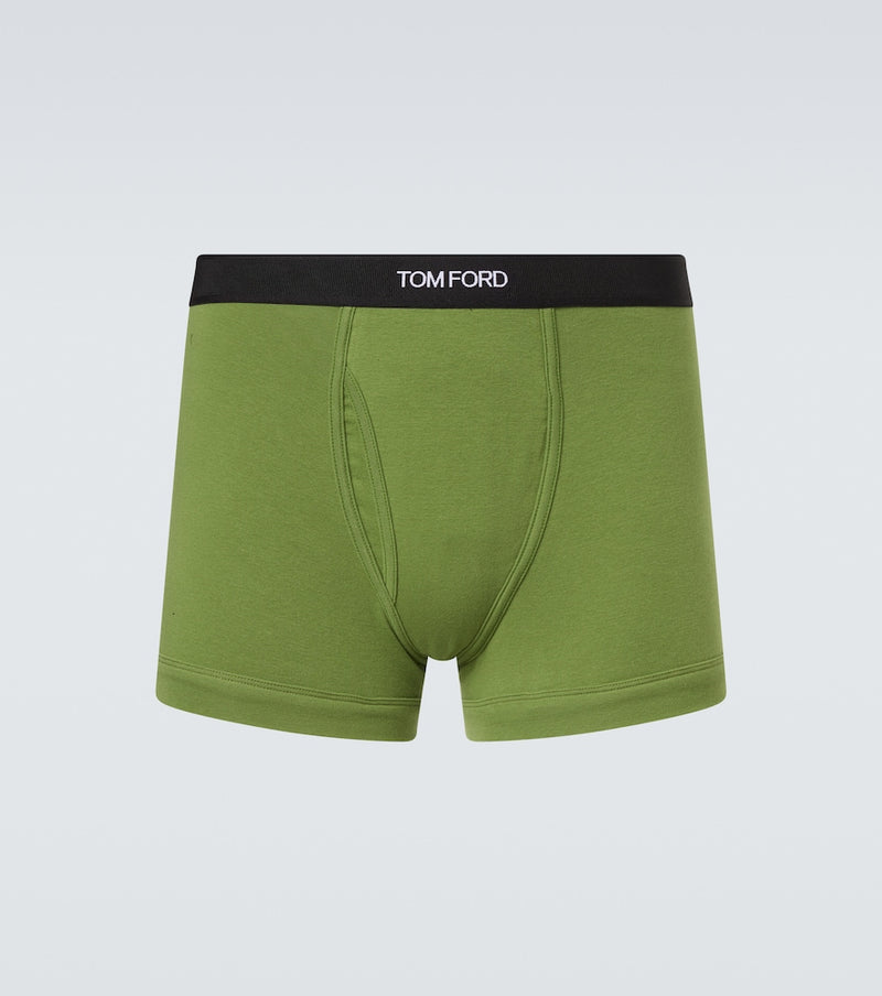 Tom Ford Logo cotton-blend boxer briefs