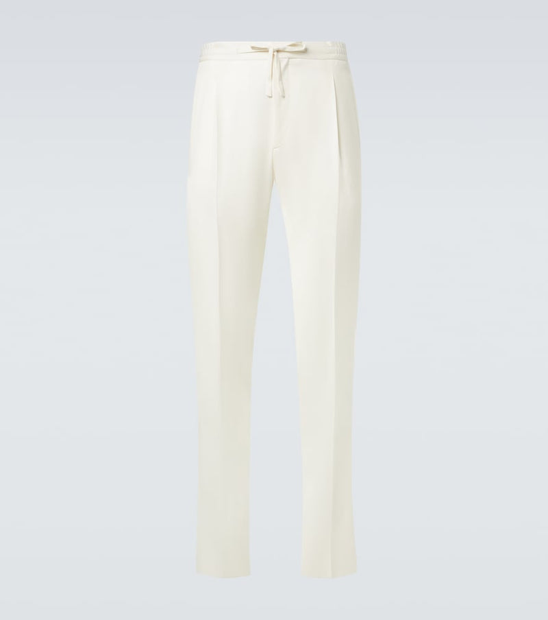 Lardini Virgin wool tapered pants