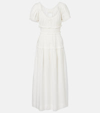 Doen Leanne cotton poplin midi dress