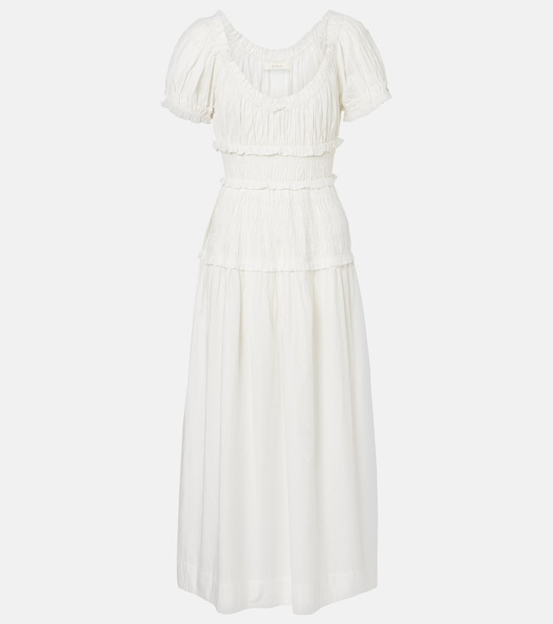 Doen Leanne cotton poplin midi dress