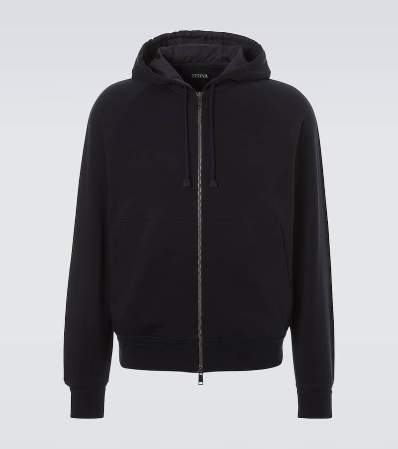 Zegna Cotton-blend hoodie